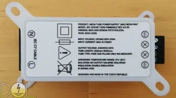 Jako Neon Piko IEC Socket Non-Dimmable 5k Top view