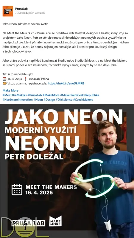 Meet the Maker Facebook post