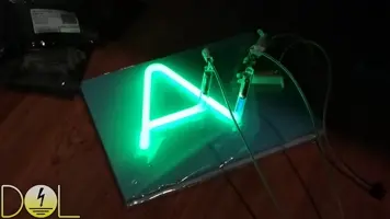 Green Neon "A"