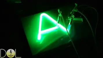 Green Neon "A"