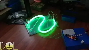 Green Neon "S"