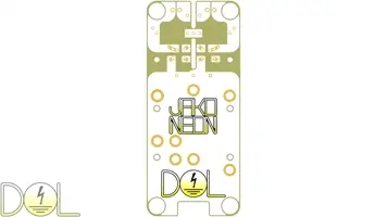 Jako Neon Motherboard 01 PCB Bottom view