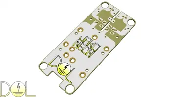 Jako Neon Motherboard 01 PCB Bottom isometric view