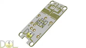 Jako Neon Motherboard 02 PCB Bottom isometric view