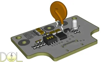 Jako Neon USB-C 12V Power Module PCB Top isometric view