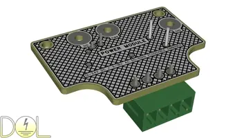 Jako Neon 12-24V Pluggable Dimmable Power Module Bottom isometric view